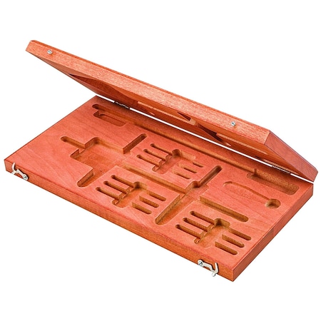 Starrett Wood Case, Stl Beam Trimmel, Satin Chrome C251AZZ